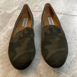 7.5M Camo Steve Madden slip ons.